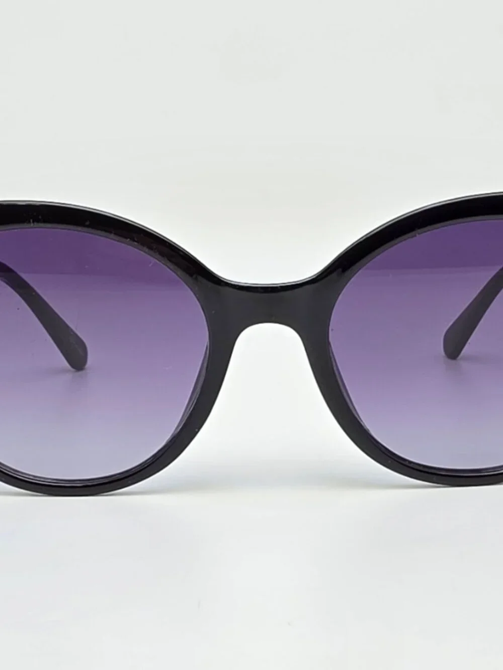 Kate Spade Samantha Black Frame Grey Gradient Lens Cat Eye Sunglasses 54-20-140